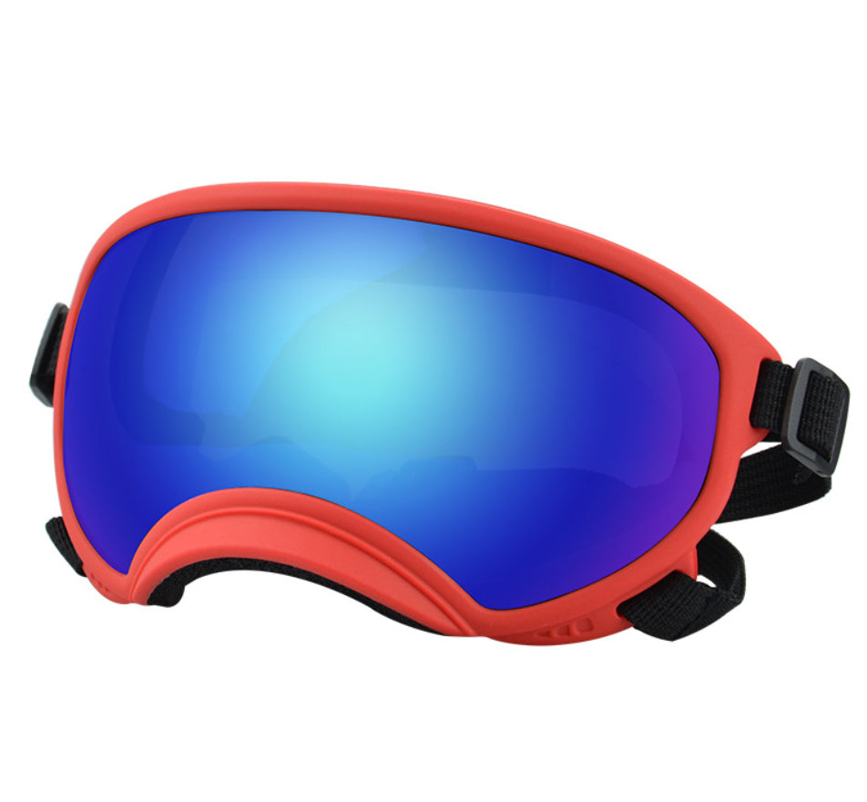 HKM-2552765 Ski Dog Goggles with Double Layer Anti-Fog Lens for Wind and Sand Protection