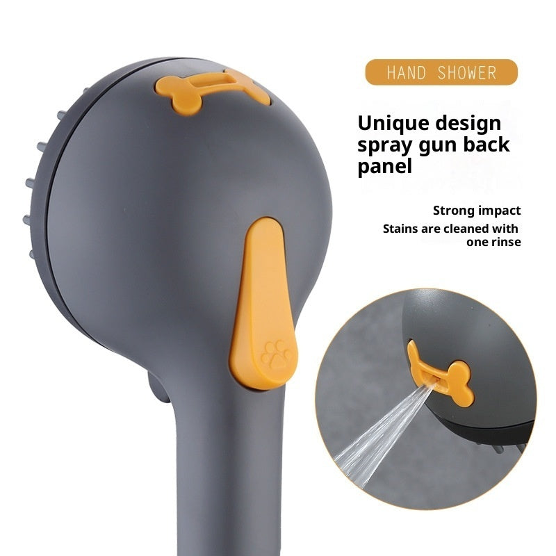 HKM-2553021 Portable Pet Dog Shower Nozzle for Massage and Rain Experience
