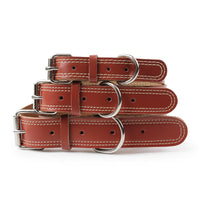 HKM-2553149 Leather Dog Traction Collar - Durable and Comfortable for Active Pets, Available in Various Sizes
