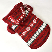 HKM-2553533 Cozy Knitted Wool Dog Coat for Autumn and Winter ¨C Available in Red and Gray