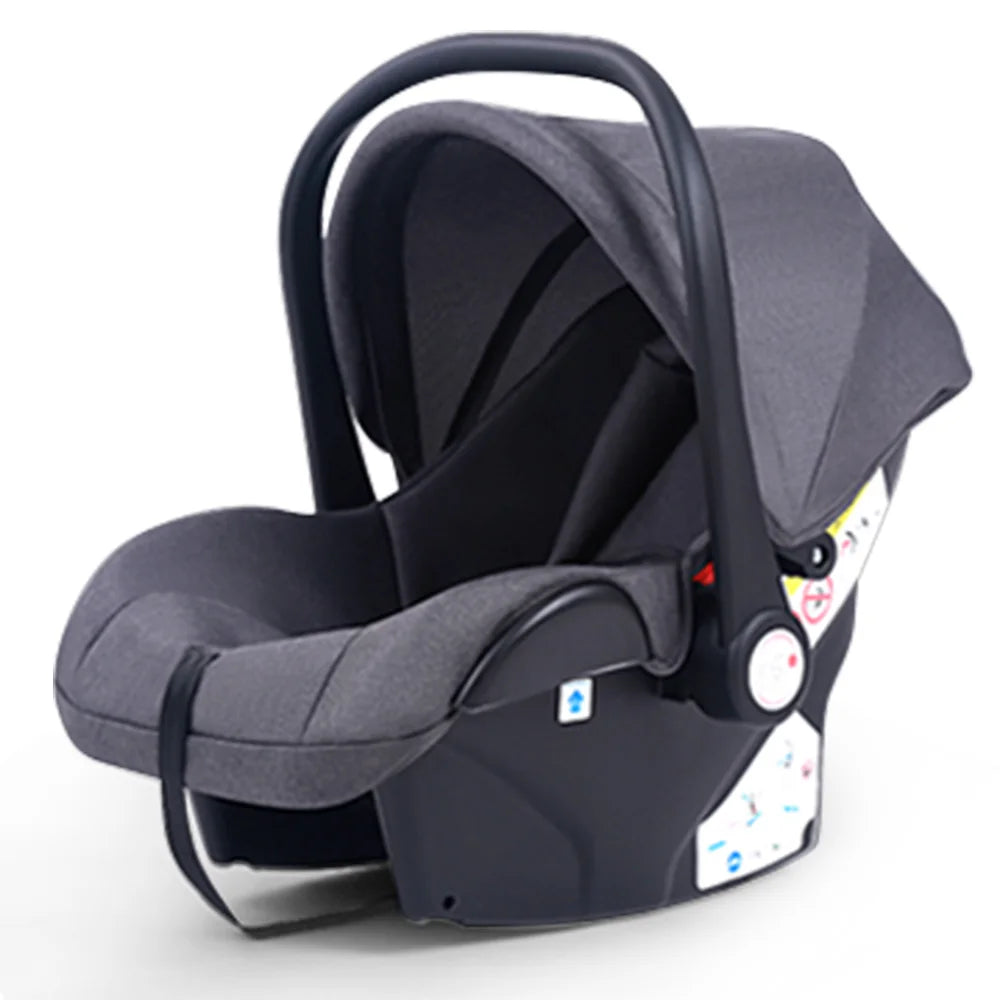 HKM-255379 3-in-1 Lightweight Travel Pram with Luxury Folding Stroller and Baby Car Seat