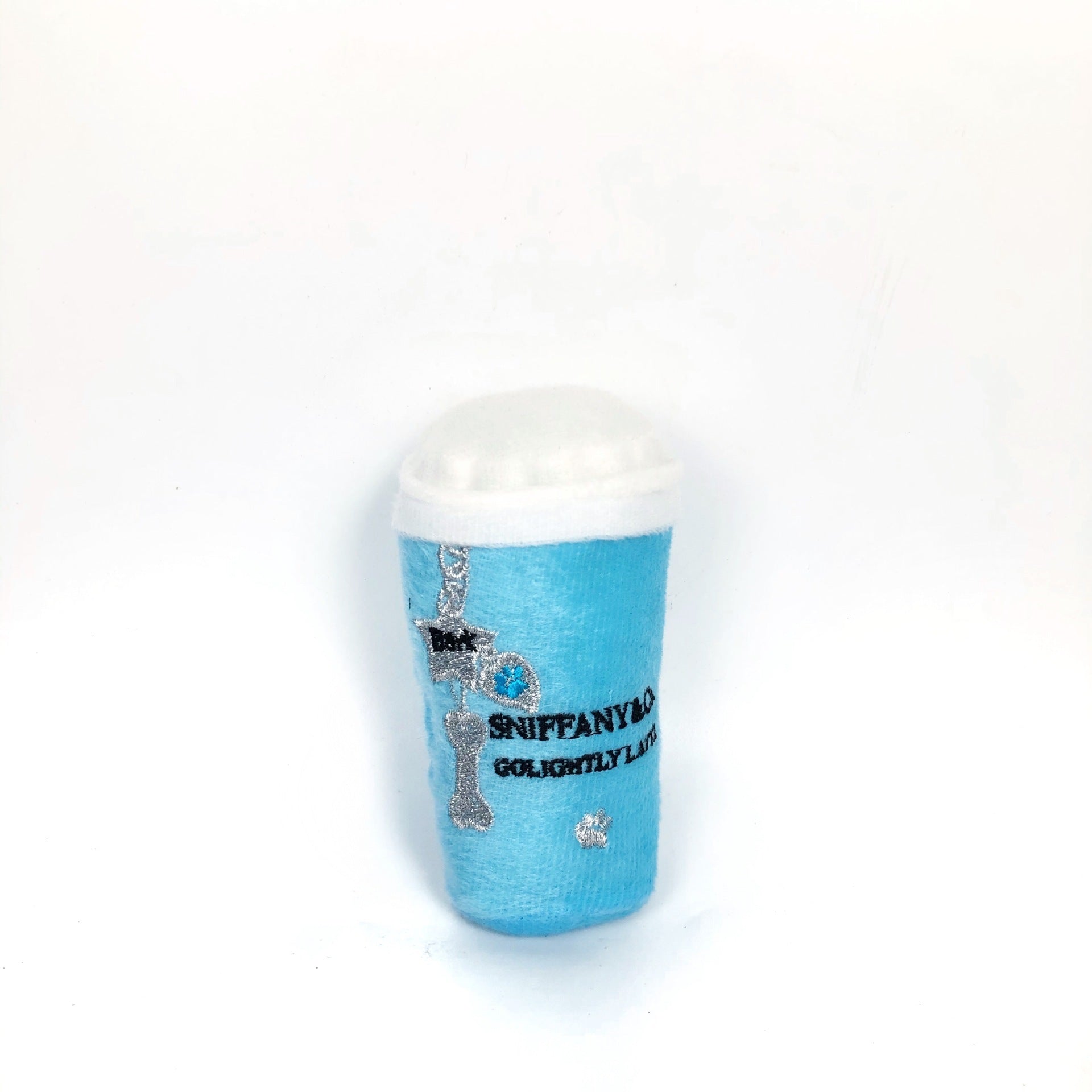 HKM-255507 Plush Blue Dog Toy with Sound Feature for Engaging Playtime