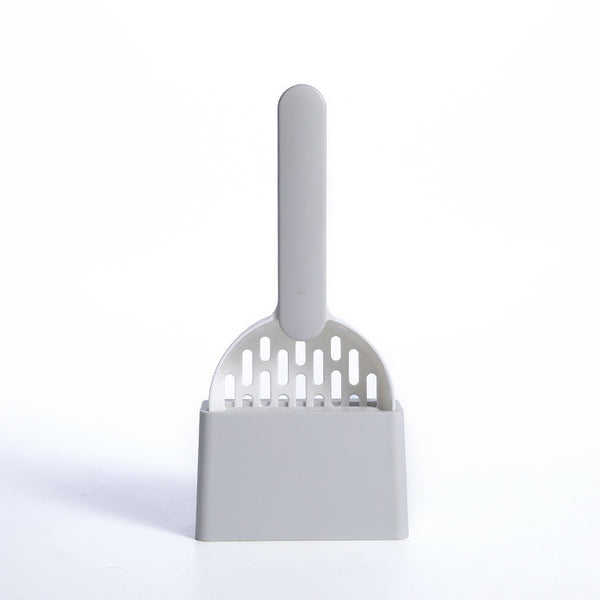 HKM-2556733 Cat Litter Scoop Set with Base - ABS Material, Multiple Color Options, 26.6 x 12.7 x 5.4 cm