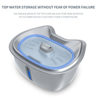 HKM-2556989 3L Stainless Steel Pet Water Dispenser with Filter for Cats - Durable and Easy to Clean
