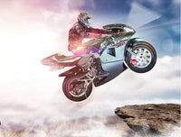 HKM-255763 49cc 2-Stroke Racing Bike for Kids - Brushless Motor, 40-60 km/h Speed, 6-Inch Wheels