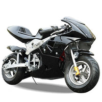 HKM-255763 49cc 2-Stroke Racing Bike for Kids - Brushless Motor, 40-60 km/h Speed, 6-Inch Wheels