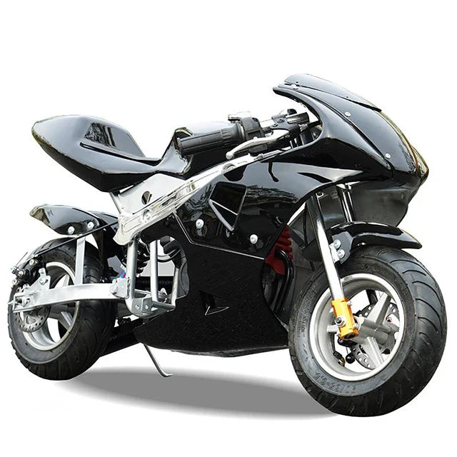 HKM-255763 49cc 2-Stroke Racing Bike for Kids - Brushless Motor, 40-60 km/h Speed, 6-Inch Wheels