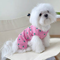 HKM-2557757 Pet Love Minimalist Cotton Home Clothes - Pink, Yellow, Rose, Multiple Sizes