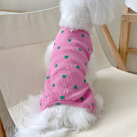 HKM-2557757 Pet Love Minimalist Cotton Home Clothes - Pink, Yellow, Rose, Multiple Sizes