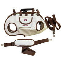 HKM-2558525 Outdoor Traction Backpack Set for Dogs and Cats with Leash and Harness, Breathable Design for Carrying Comfort