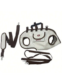 HKM-2558525 Outdoor Traction Backpack Set for Dogs and Cats with Leash and Harness, Breathable Design for Carrying Comfort