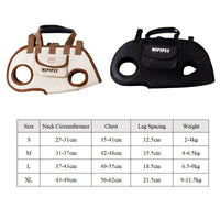 HKM-2558525 Outdoor Traction Backpack Set for Dogs and Cats with Leash and Harness, Breathable Design for Carrying Comfort
