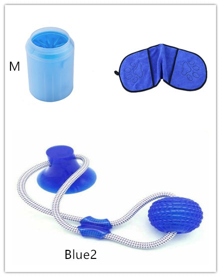 HKM-2558781 Pet Paw Cleaning Kit with Soft Brush for Efficient Washing and Hygiene