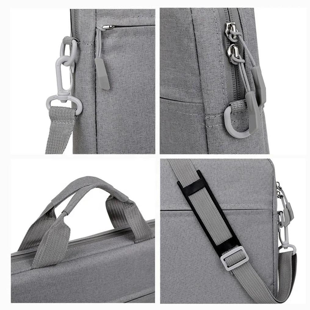 HKM-255891 Custom 14-Inch Waterproof Laptop Sleeve Bag Unisex Oxford Material Zipper Handle