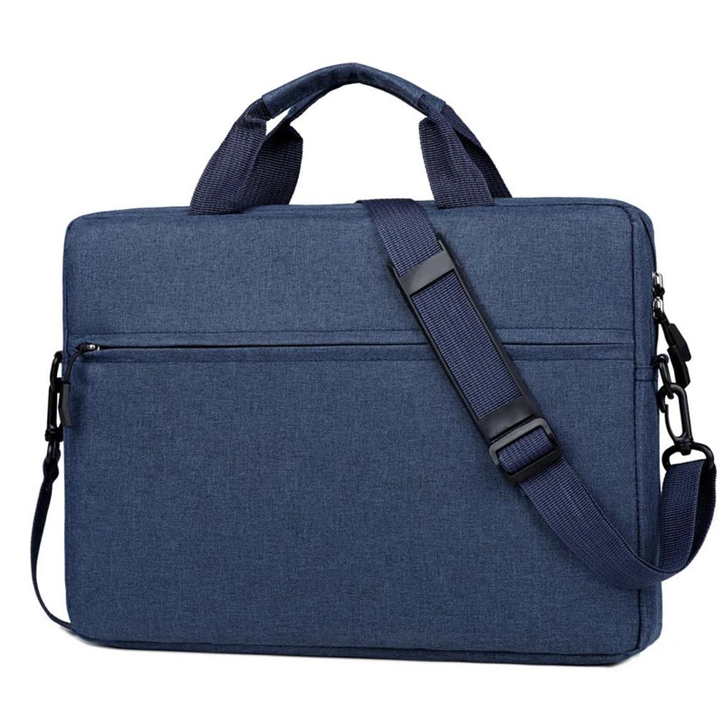 HKM-255891 Custom 14-Inch Waterproof Laptop Sleeve Bag Unisex Oxford Material Zipper Handle
