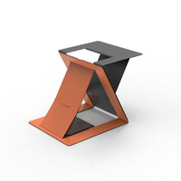 HKM-255891 Multi-Angle Foldable Laptop Stand with PU, Glass Fiber, and Magnet