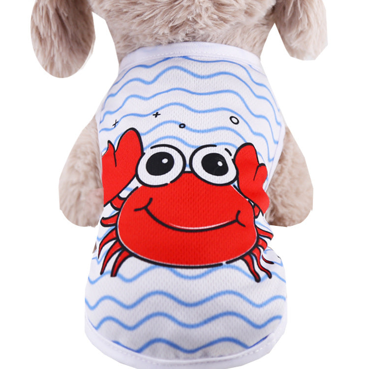 HKM-2559293 Stylish Cotton Vests for Pets in Various Designs and Sizes
