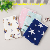 HKM-256019 Breathable Cotton Cartoon Waterproof Pet Insulation Pad - Various Designs - 50x70cm