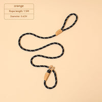 HKM-2560701 Hand-Held Nylon Leash for Dogs - Multiple Color Options Available