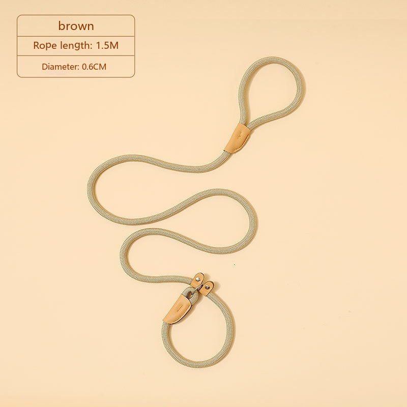 HKM-2560701 Hand-Held Nylon Leash for Dogs - Multiple Color Options Available