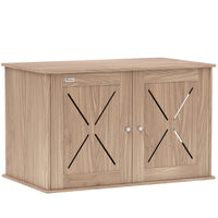 HKM-2562365 Cat Litter Box Enclosure with Drawers - Stylish, Concealed Design for Privacy and Easy Access