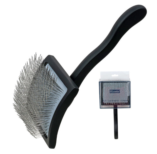 HKM-2562493 Solid Wood Pet Comb with Rubber Effect ¨C Various Sizes and Colors for Cats and Dogs