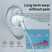HKM-256339 USB-C Digital Decoded In-Ear Music Headphones with Microphone