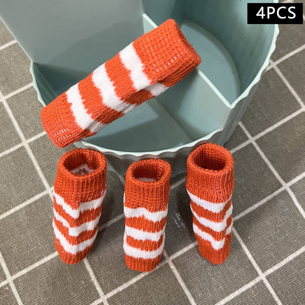 HKM-2563517 Knee and Leg Support Socks for Cats and Dogs - 4-Piece Set in Modern Minimalist Style