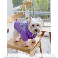 HKM-2565053 Warm Purple Cotton Padded Jacket for Dogs ¨C Sizes L to 3XL