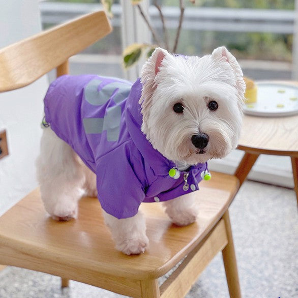 HKM-2565053 Warm Purple Cotton Padded Jacket for Dogs ¨C Sizes L to 3XL
