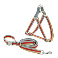 HKM-2565949 Reflective Polyester Chest Harness for Small and Medium Pets in Blue, Red, Pink