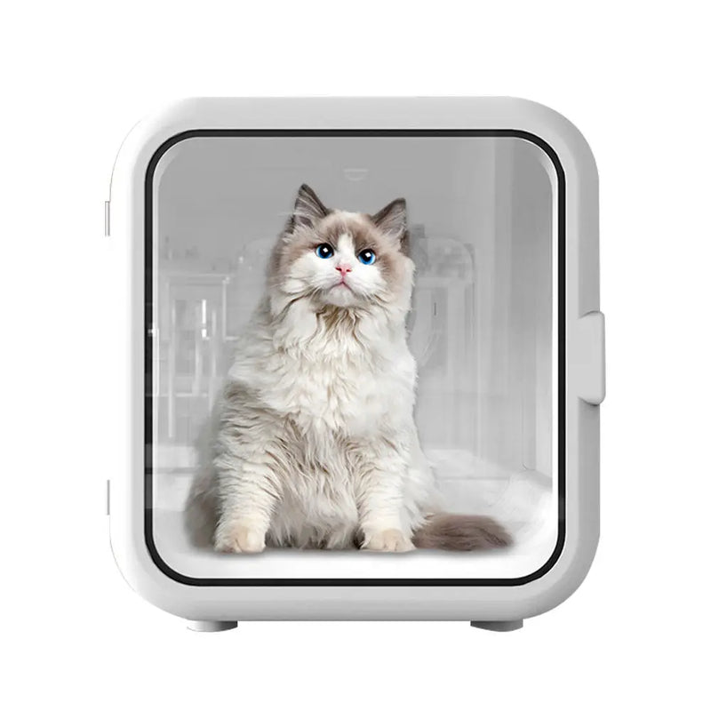 HKM-256595 Pet Hair Drying Box for Cats and Dogs - Automatic Plastic Dryer with Battery Power, 220-240V