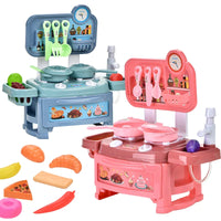 HKM-256595 Play House Simulation Kitchen Set for Kids - Pretend Cooking Toy with Water Pump, 2 to 4 Years
