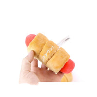 HKM-2566333 Plush Food-Themed Pet Toy for Dogs and Cats - Varied Designs Available