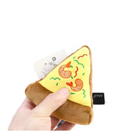 HKM-2566333 Plush Food-Themed Pet Toy for Dogs and Cats - Varied Designs Available