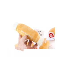 HKM-2566333 Plush Food-Themed Pet Toy for Dogs and Cats - Varied Designs Available