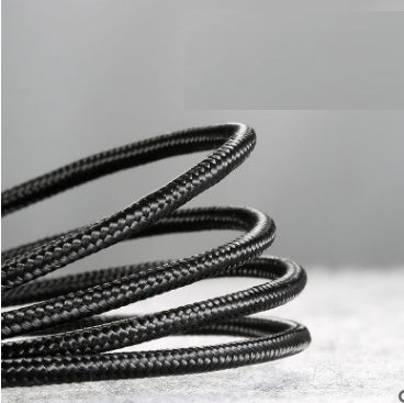 HKM-256723 Android Micro USB Charging Cable 2 In 1 Woven Mobile Phone Data Cable - 0.5m/1m/2m Lengths Available
