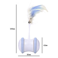 HKM-2567485 Interactive Electric Cat Toy with Bell Feather Stick and Data Cable