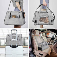HKM-2568893 Multifunctional One-Shoulder Diagonal Cross Pet Carrier Bag for Cats and Dogs up to 10 kg
