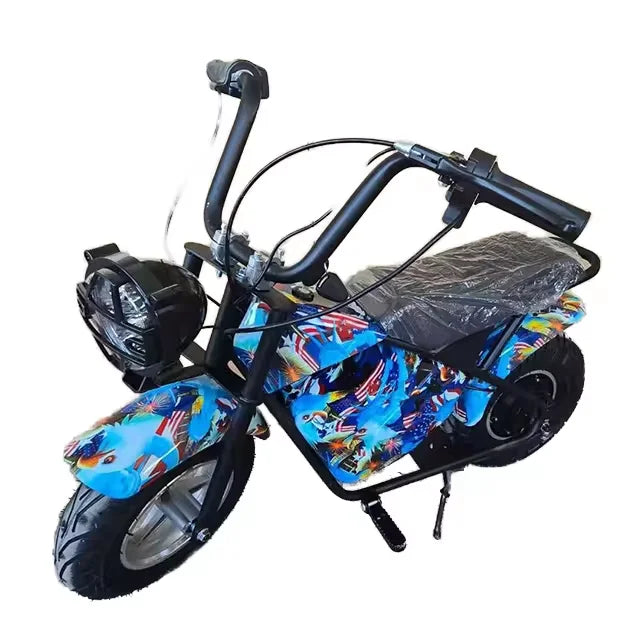 HKM-256915 Kids 36V Electric Motorcycle - Off-Road Mini Bike with 350W Brushless Motor, Max Speed 40km/h, and Rear Disc Brake