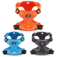 HKM-2571709 Reflective Oxford Cloth Dog Harness with Round Rope Design - Chest Strap Included