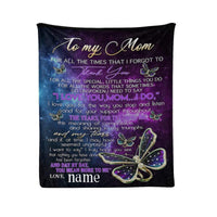 HKM-257171 Custom Personalized Flannel Blanket for All-Season Comfort