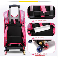 HKM-2574653 Transparent Folding Pet Trolley Diaper Bag for Small Dogs and Cats, Medium Soft PU PC and Oxford Cloth
