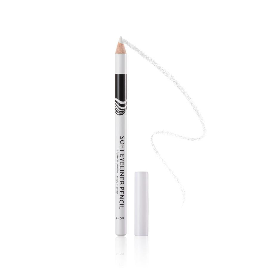 HKM-257555 Matte White & Black Silkworm Eyeliner Set for Smooth Application