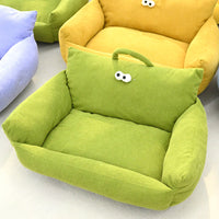 HKM-2575677 Cartoon Big Eye Nest - Winter Warm Pet Sleeping Mat for Small Dogs and Cats
