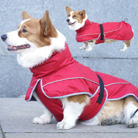 HKM-2576573 Warm Shell Jacket for Pets in Christmas Green, Olive Green, and Red ¨C Available in Sizes XS to XL