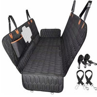 HKM-2577213 Three-in-One Travel Car Mat for Cats and Dogs - Machine Washable Black Cushion