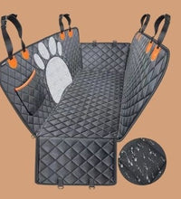 HKM-2577213 Three-in-One Travel Car Mat for Cats and Dogs - Machine Washable Black Cushion