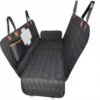 HKM-2577213 Three-in-One Travel Car Mat for Cats and Dogs - Machine Washable Black Cushion