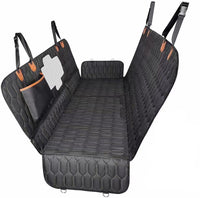 HKM-2577213 Three-in-One Travel Car Mat for Cats and Dogs - Machine Washable Black Cushion